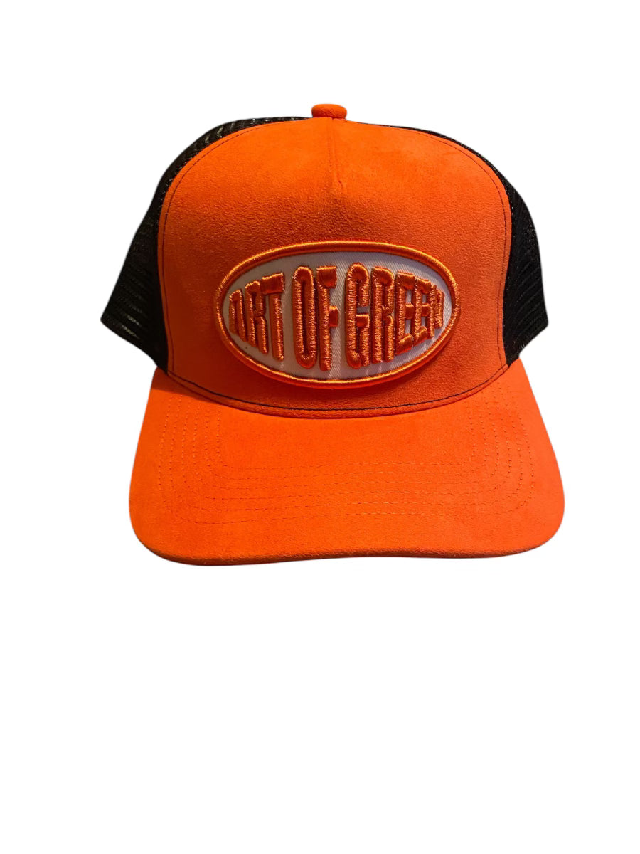 Orange trucker “AOG”