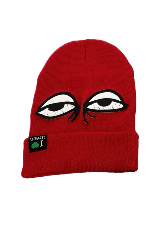 “T” Beanie (Red)