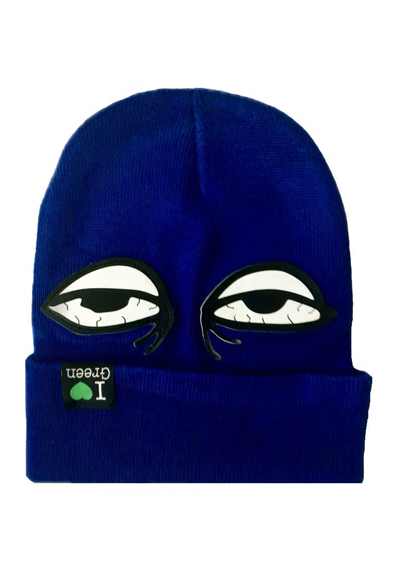 “T” Beanie (Royal blue)